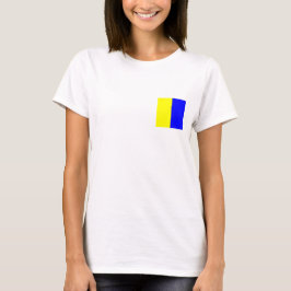 Nautische Flagge K T-Shirt
