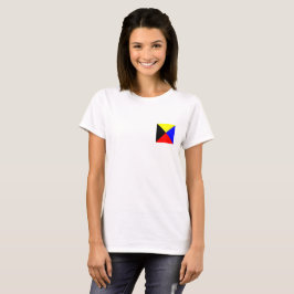 Nautische Flagge Z T-Shirt