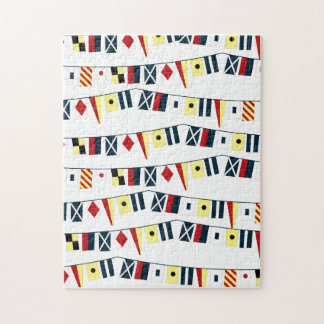 Nautische Flaggen-Jigsaw-Puzzle