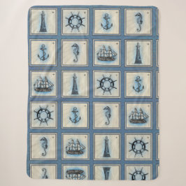 Nautische Fliesen | Blue Lighthouse Anchor Ship Wh Sherpadecke