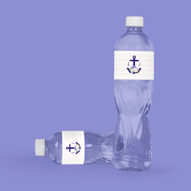 Nautische florale Streifen Hochzeit (Von Creator hochgeladen)