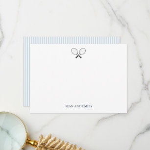 Nautische Hintergrundinformation für das Racket-Lo Dankeskarte