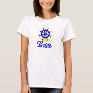 Nautische Junggeselinnen-Abschied T-Shirt