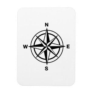 Nautische Kompass-Rose Magnet
