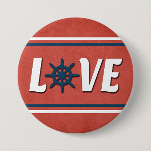nautische Liebe Button