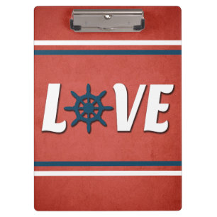 nautische Liebe Klemmbrett
