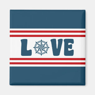 nautische Liebe Magnet