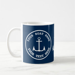 Nautische Marine Kaffeetasse