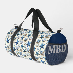 Nautische Muscheln Strandtasche Duffle Bag