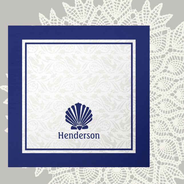 Nautische Muscheln zur Marine Fliese (Von Creator hochgeladen)