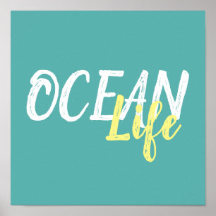 Nautische OCEAN LIFE Poster