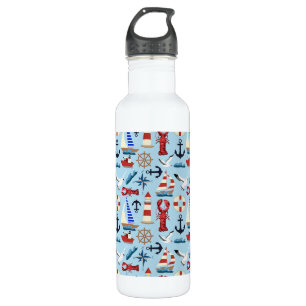 Nautische Segelboote Edelstahlflasche
