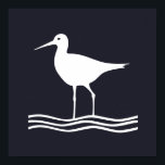 Nautische Silhouette CRANE BIRD | Poster<br><div class="desc">| LAKE LIFE | NAUTISCH | BOOT | ANCHOR | LAKE LIFE | DAS LEBEN AM SEE IST BESSER | FUN | CHIC | EINFACH | WASSER | FUN BOOTING DECOR ACCESSORIES FÜR DIE ZUHAUSE | NAUTISCHE TROPISCHE WOHNGESTALTUNG | CLASSIC SILHOUETTE DESIGN | STRAND | SEE | OCEAN DECOR ZUHAUSE...</div>