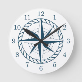 Nautische Sternuhr Runde Wanduhr