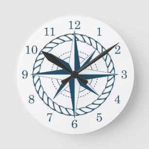 Nautische Sternuhr Runde Wanduhr