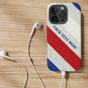 Nautische Streifen iPhone 16 Pro Hülle