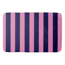 Nautische Streifen Navy Blue und Light Pink