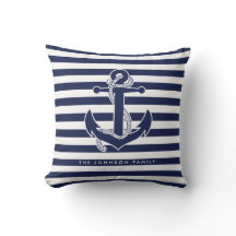 Nautische Themed Geschenke Throw Kissen Personalis