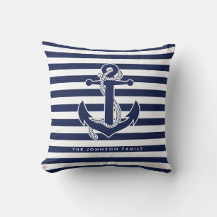 Nautische Themed Geschenke Throw Kissen Personalis