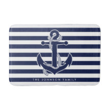 Nautische Themengeschenke Personalisierte Badematt