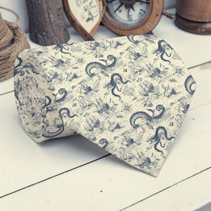 Nautische Toile-Halsbinden nach Maß Krawatte