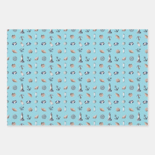 Nautische Träume! Geschenkpapier Set