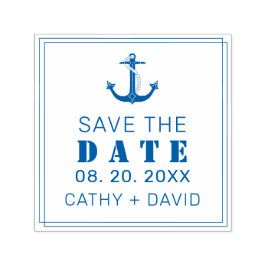 Nautische Verankerung Save the Date bauen Permastempel