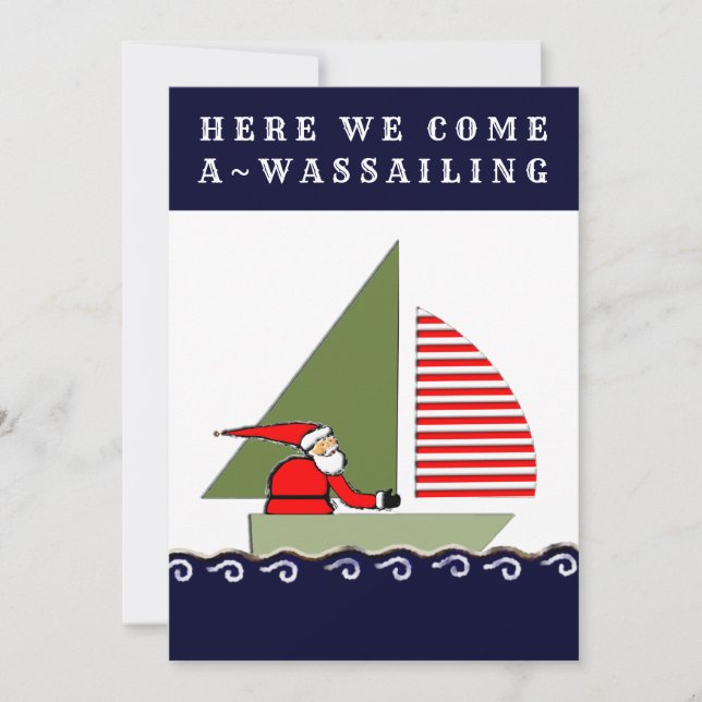 Nautische Weihnachten fahren (Vorderseite)