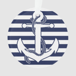 Nautische Weihnachtsschmuck Weißer Akrylkor Ornament