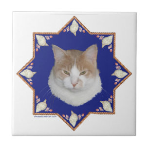 Nautischer Alfie Katze Fliese