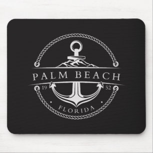 Nautischer Anker Palm Beach Florida 1952 Mousepad