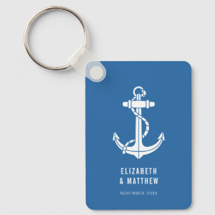 Nautischer Bootsanker Strand Hochzeitsschmuck indi Schlüsselanhänger