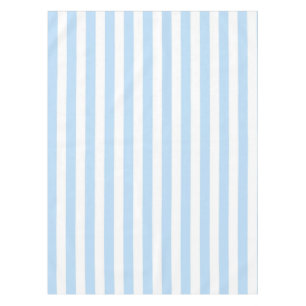 Nautischer Chic Pastellblaue Streifenmuster Frühli Tischdecke