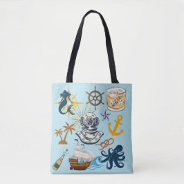 Nautischer Junggesellenabschied Tasche