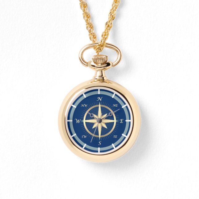 Nautischer Kompass Armbanduhr (Vorderseite)