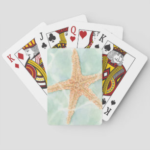Nautischer Starfish im Wasser Spielkarten