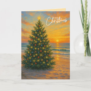 Nautischer/Strand-Weihnachtsbaum-Strand Karte