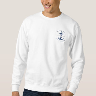 Nautisches Bootsanker-Familien-Kreuzfahrt individu Sweatshirt