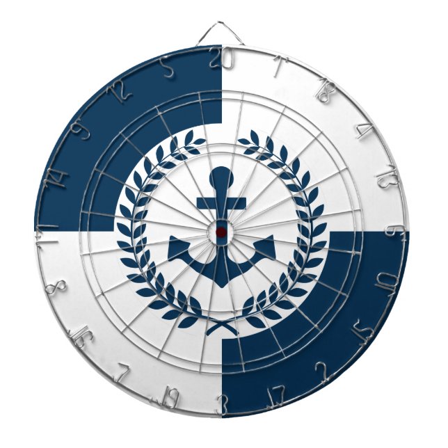 Nautisches Design Dartscheibe (vorne)