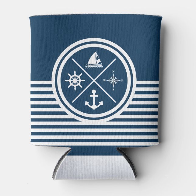 Nautisches Design Dosenkühler (Vorderseite)