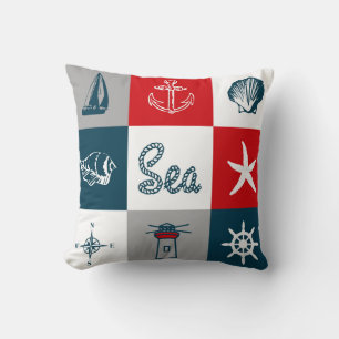 Nautisches Design Kissen