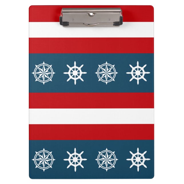 Nautisches Design Klemmbrett (Vorderseite)