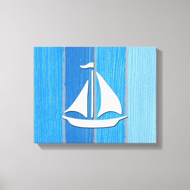 Nautisches Design Leinwanddruck (Vorderseite)