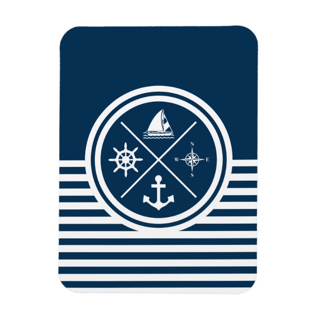 Nautisches Design Magnet (Vertikal)