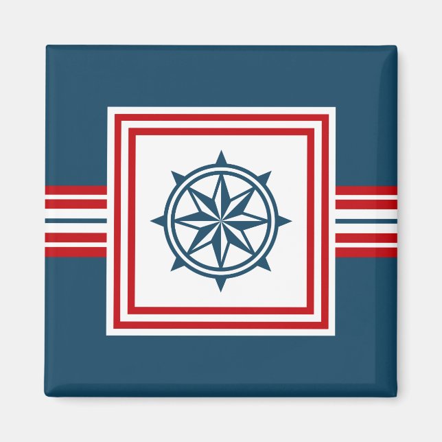 Nautisches Design Magnet (Vorne)