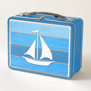 Nautisches Design Metall Lunch Box