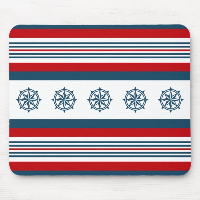 Nautisches Design Mousepad (Vorne)