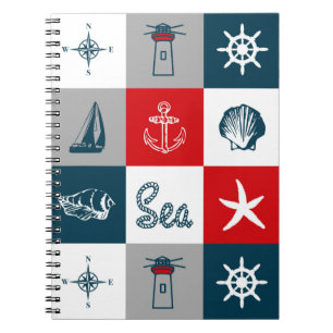 Nautisches Design Notizblock