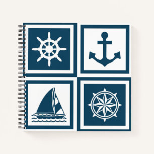 Nautisches Design Notizbuch
