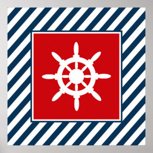 Nautisches Design Poster